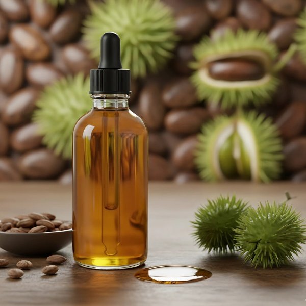 Aceite de Ricino-Botella Vidrio UV